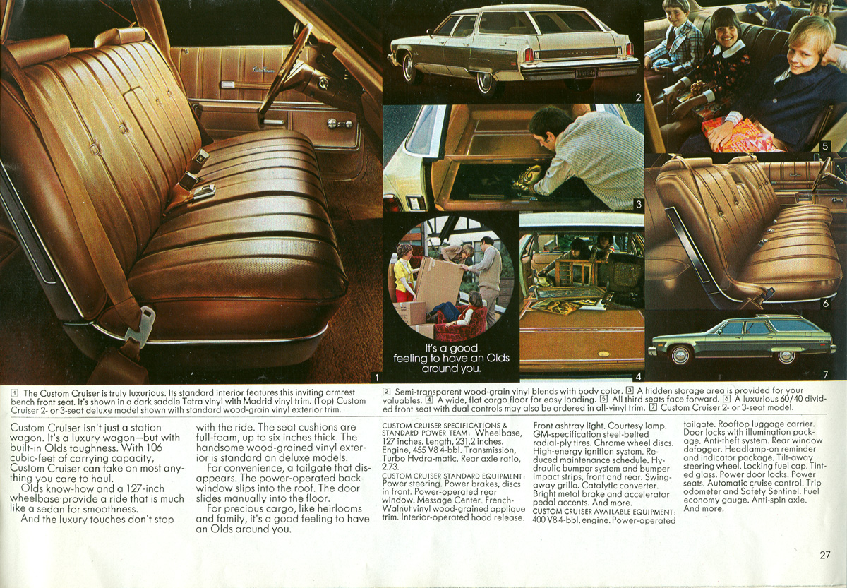 1975 Oldsmobile Full-Line Brochure Page 19